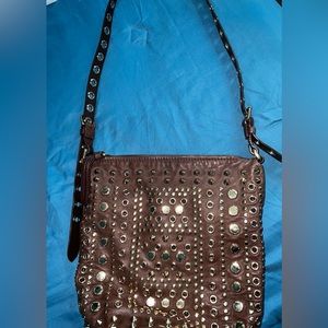 Marc Jacobs brown leather shoulder bag. Only used a handful of times